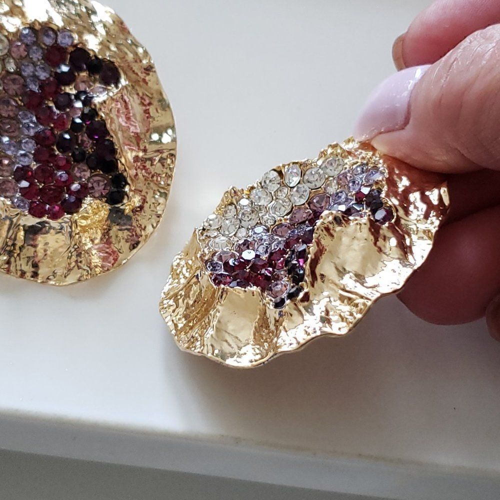 Zara Sparkles Post Earrings - Picture 4 of 11